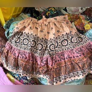 Spell lionheart mini Floral Skirt